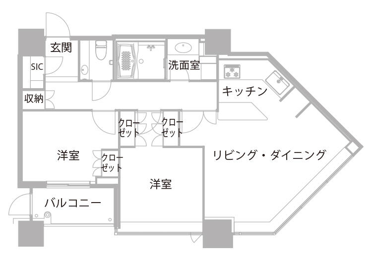 ナチュラルモダンなワンルーム