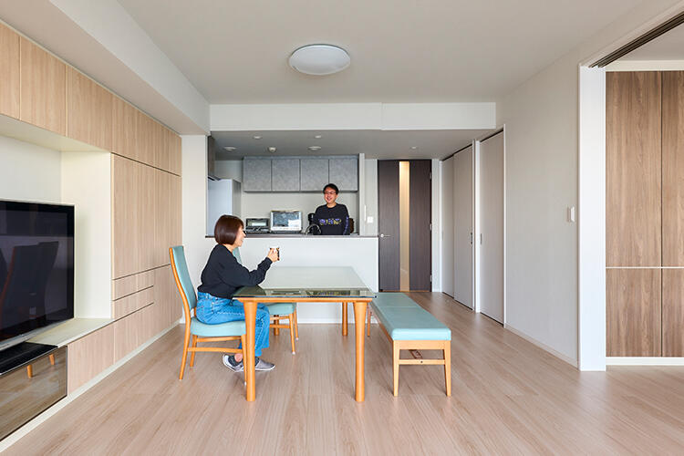 ふたりの時間がゆっくり流れる空間