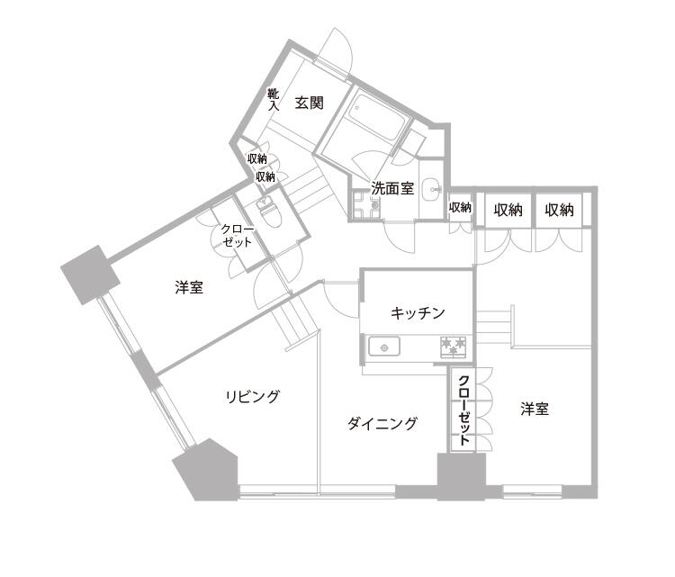 タワーマンションをモダンな邸宅に一新