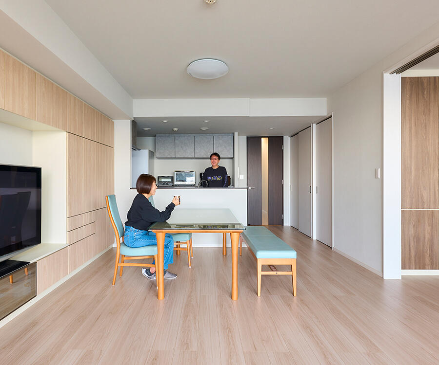 ふたりの時間がゆっくり流れる空間